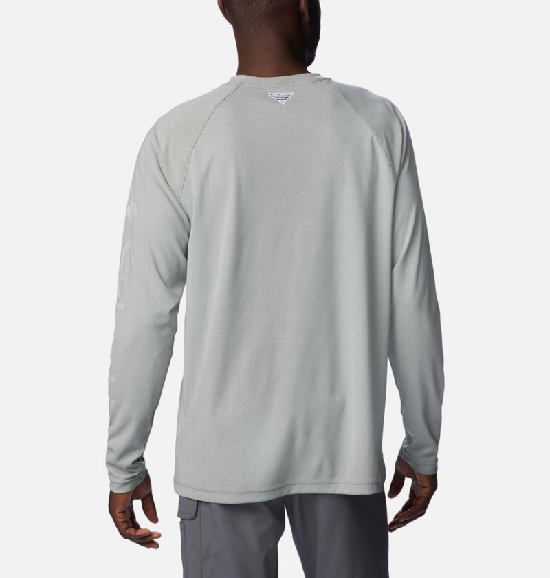 Columbia PFG Terminal Deflector Long Sleeve Men's T-Shirt Grey | VNRPLQ-185