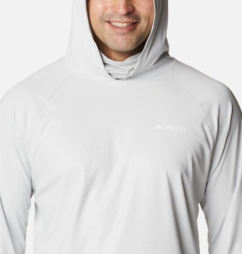 Columbia PFG Terminal Deflector Zero Men's Hoodie Grey | TUKSJN-510