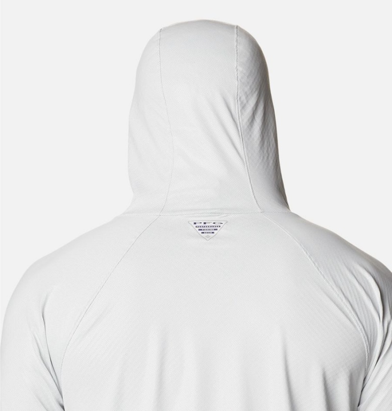 Columbia PFG Terminal Deflector Zero Men's Hoodie Grey | TUKSJN-510