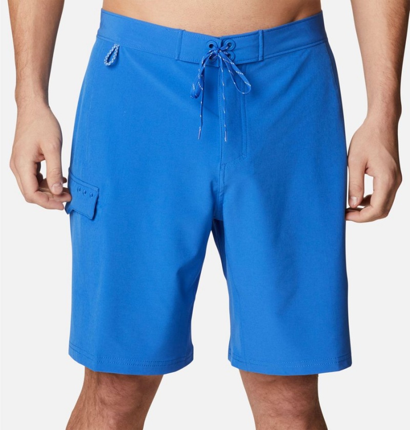 Columbia PFG Terminal Tackle Board Men's Shorts Blue | WVUMDQ-831