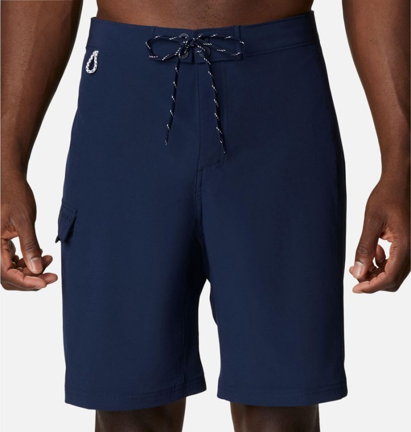 Columbia PFG Terminal Tackle Board Men's Shorts Navy | CBVMUP-836