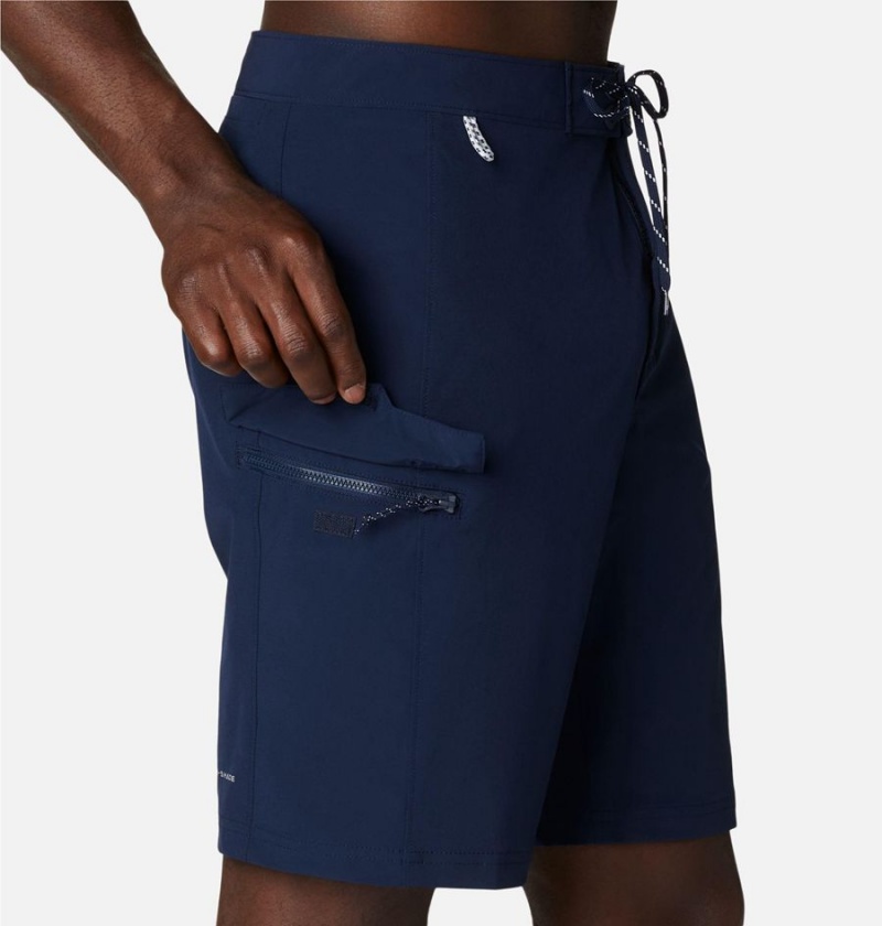 Columbia PFG Terminal Tackle Board Men's Shorts Navy | CBVMUP-836