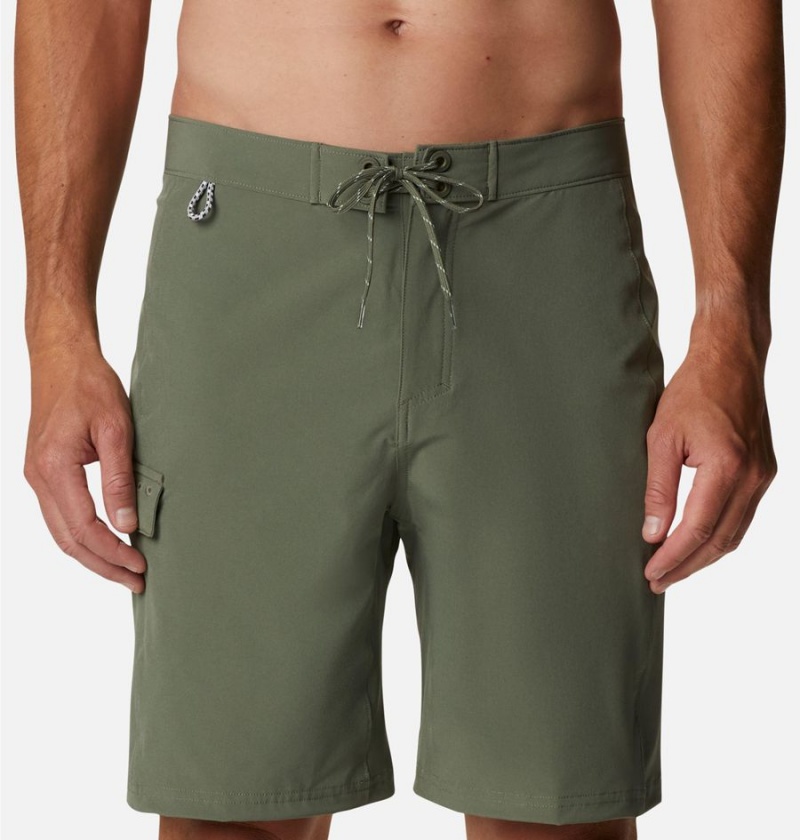 Columbia PFG Terminal Tackle Board Men's Shorts Green | ZLKRFT-736
