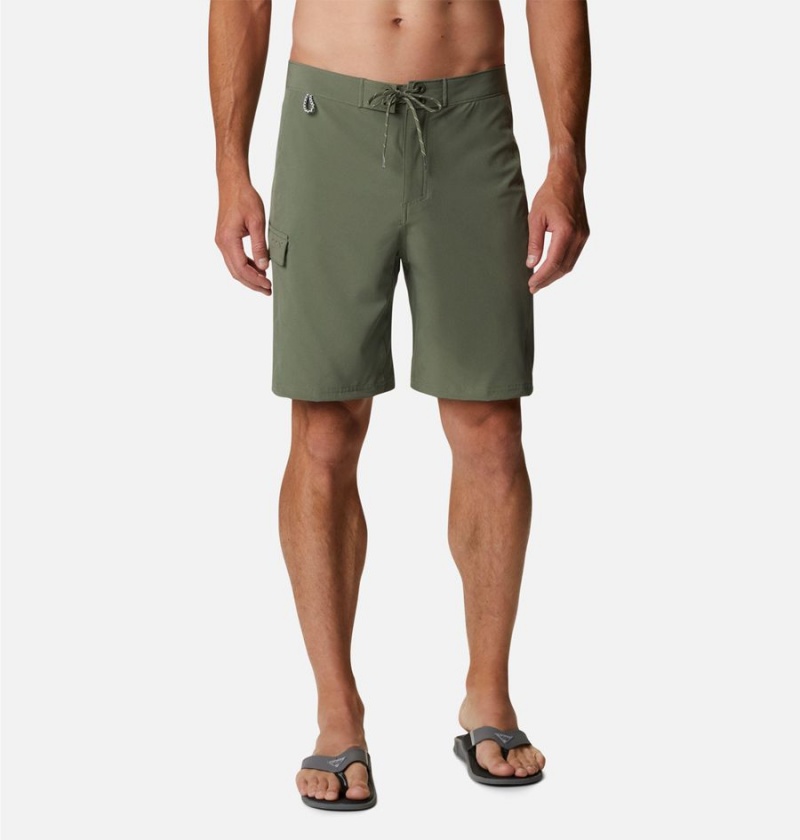 Columbia PFG Terminal Tackle Board Men\'s Shorts Green | ZLKRFT-736