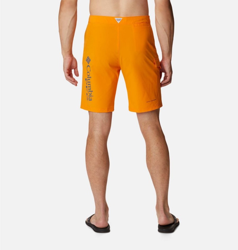Columbia PFG Terminal Tackle Board Men's Shorts Orange | YQRCLS-490