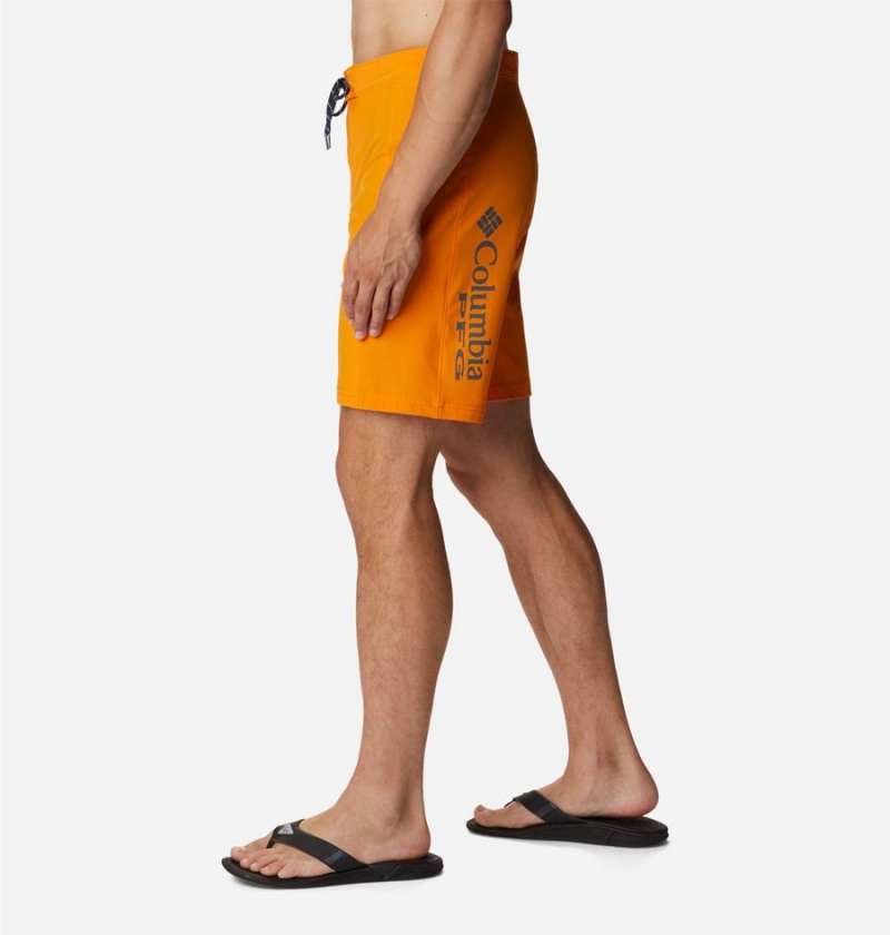 Columbia PFG Terminal Tackle Board Men's Shorts Orange | YQRCLS-490