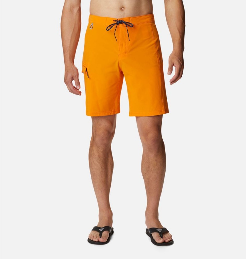 Columbia PFG Terminal Tackle Board Men\'s Shorts Orange | YQRCLS-490
