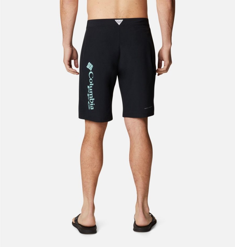 Columbia PFG Terminal Tackle Board Men's Shorts Black | KVMTGP-058