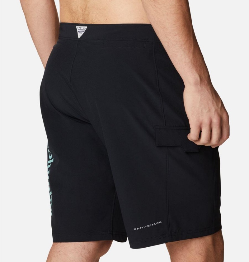 Columbia PFG Terminal Tackle Board Men's Shorts Black | KVMTGP-058