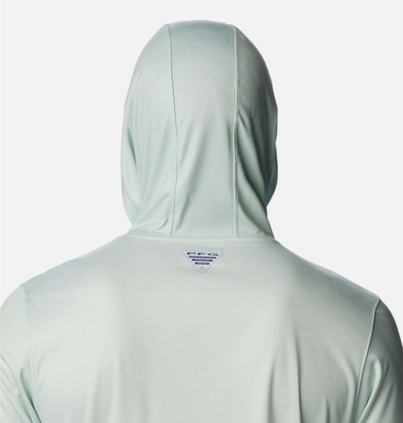 Columbia PFG Terminal Tackle Hooks Men's Hoodie Green | GHOXTN-782
