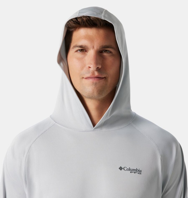 Columbia PFG Terminal Tackle Men's Hoodie Grey | JVBXAU-630