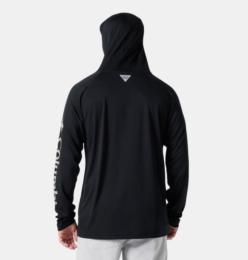 Columbia PFG Terminal Tackle Men's Hoodie Black | WSJNPR-508