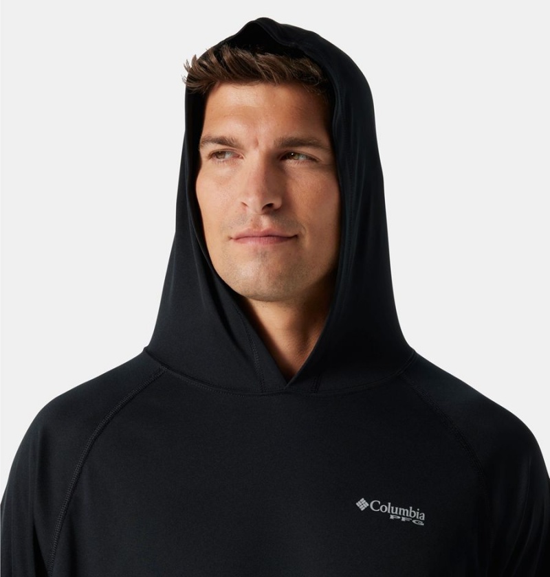Columbia PFG Terminal Tackle Men's Hoodie Black | WSJNPR-508