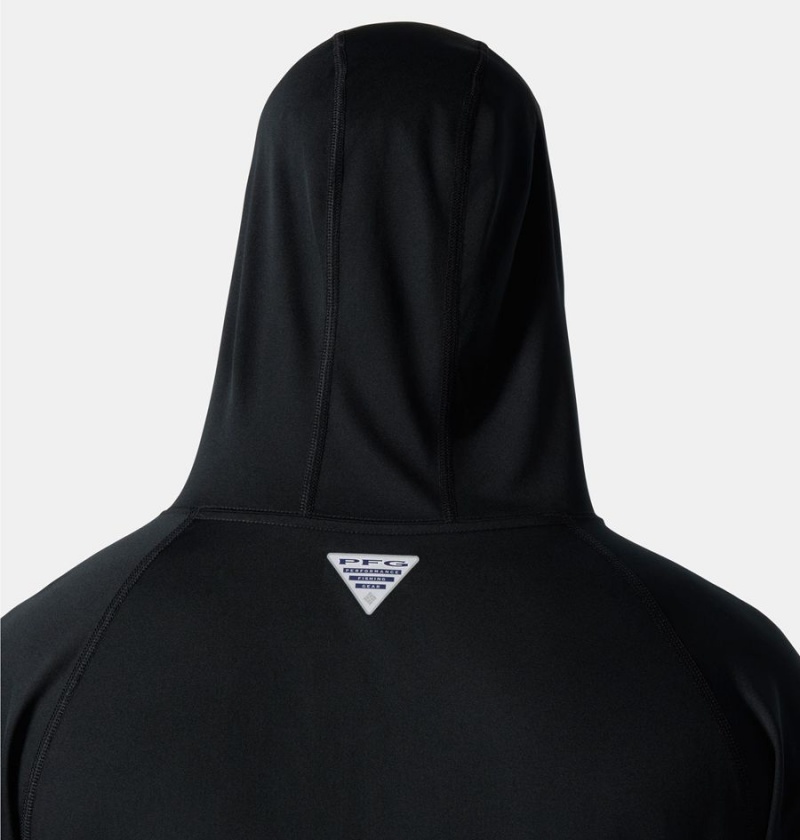 Columbia PFG Terminal Tackle Men's Hoodie Black | WSJNPR-508