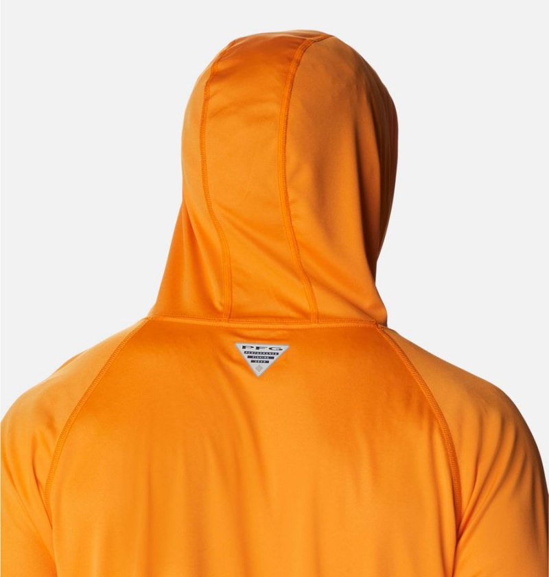 Columbia PFG Terminal Tackle Men's Hoodie Orange | EORHAY-951