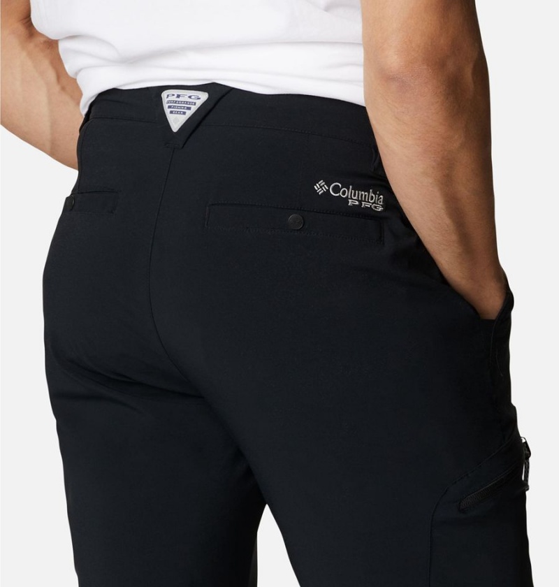 Columbia PFG Terminal Tackle Men's Pants Black | QPHUGF-619