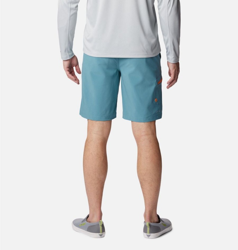 Columbia PFG Terminal Tackle Men's Shorts Turquoise | SPIUFQ-792