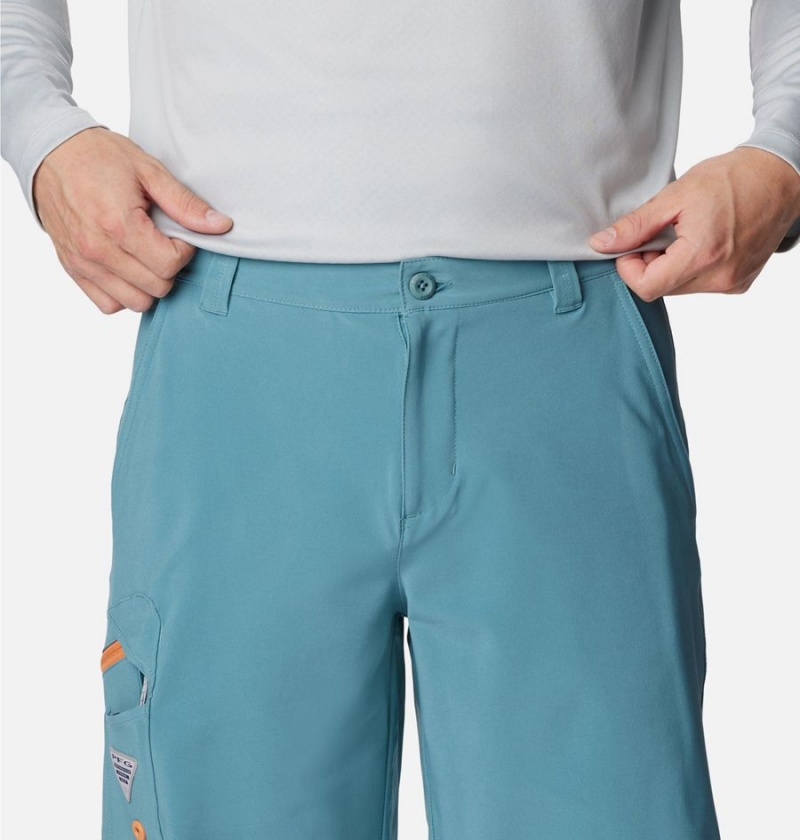 Columbia PFG Terminal Tackle Men's Shorts Turquoise | SPIUFQ-792