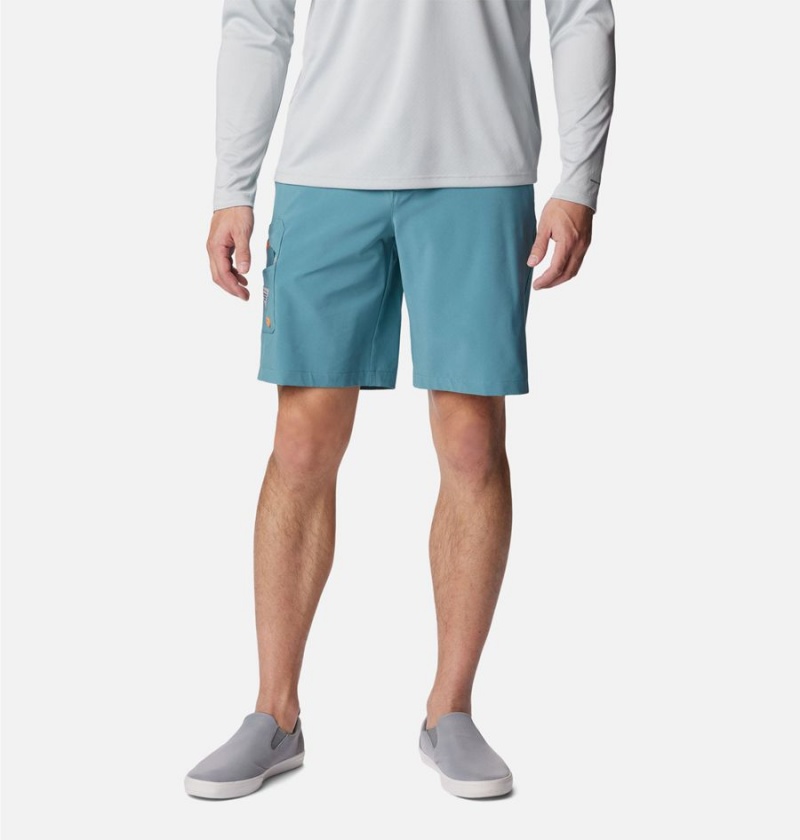Columbia PFG Terminal Tackle Men\'s Shorts Turquoise | SPIUFQ-792