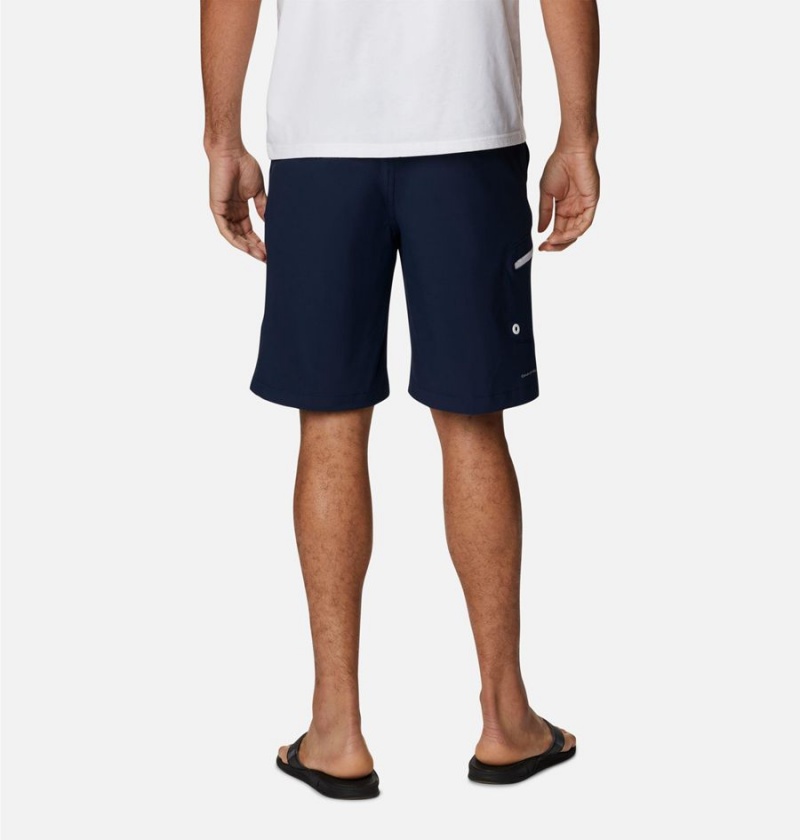 Columbia PFG Terminal Tackle Men's Shorts Navy | NADUWL-680