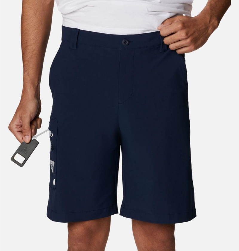 Columbia PFG Terminal Tackle Men's Shorts Navy | NADUWL-680