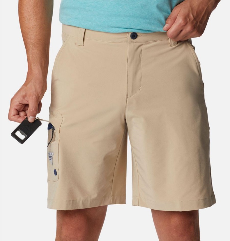 Columbia PFG Terminal Tackle Men's Shorts Khaki | VZPMEI-140