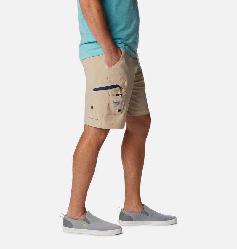 Columbia PFG Terminal Tackle Men's Shorts Khaki | VZPMEI-140
