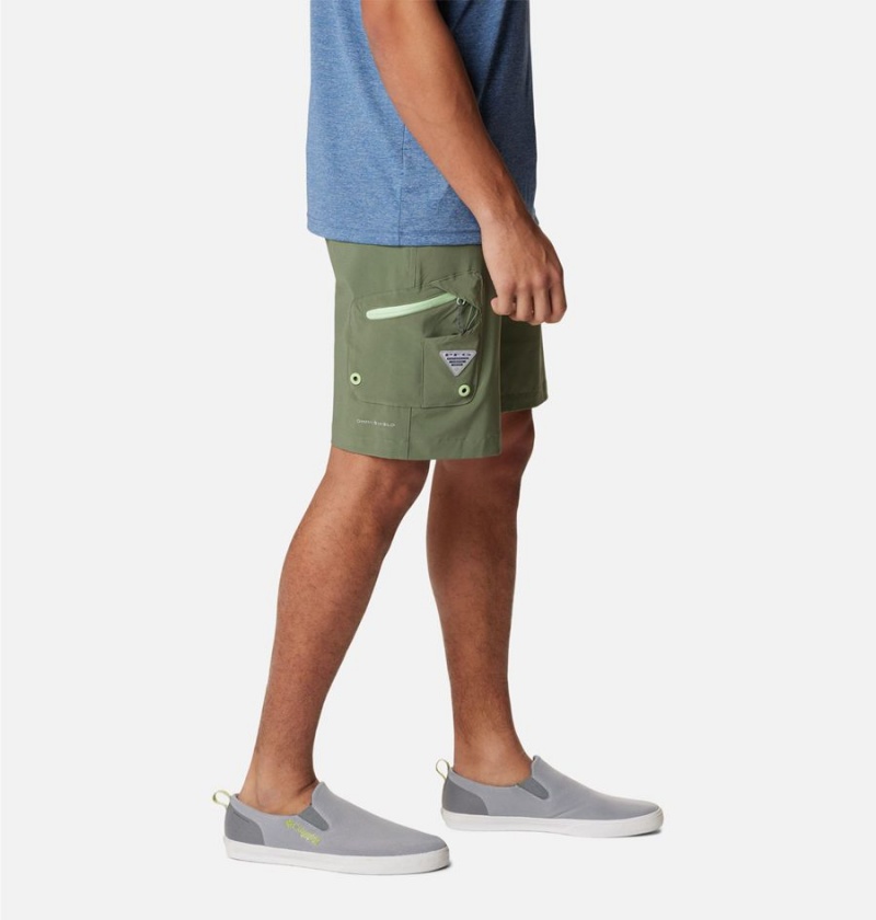 Columbia PFG Terminal Tackle Men's Shorts Green | CRYMAQ-392