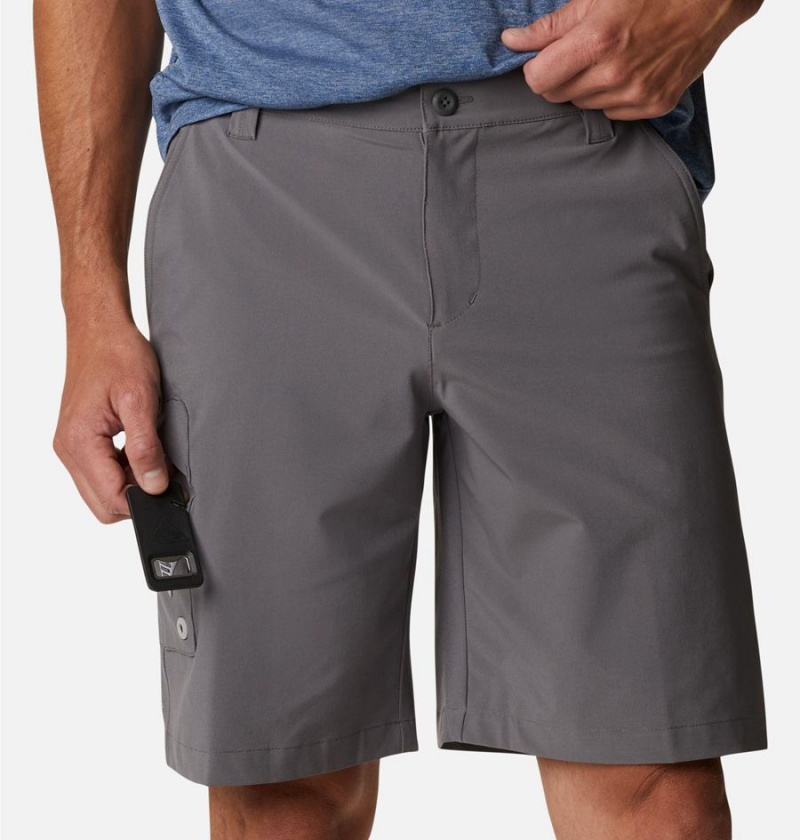 Columbia PFG Terminal Tackle Men's Shorts Grey | HFSNOW-360