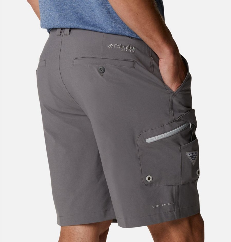 Columbia PFG Terminal Tackle Men's Shorts Grey | HFSNOW-360