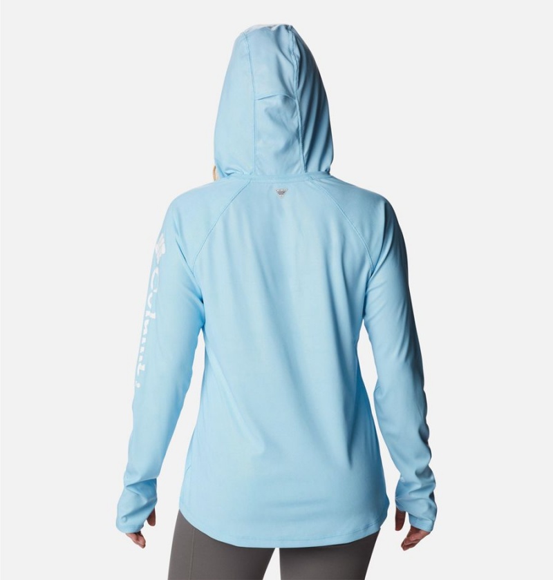 Columbia PFG Tidal Deflector Women's Hoodie Blue | SKYOEG-632