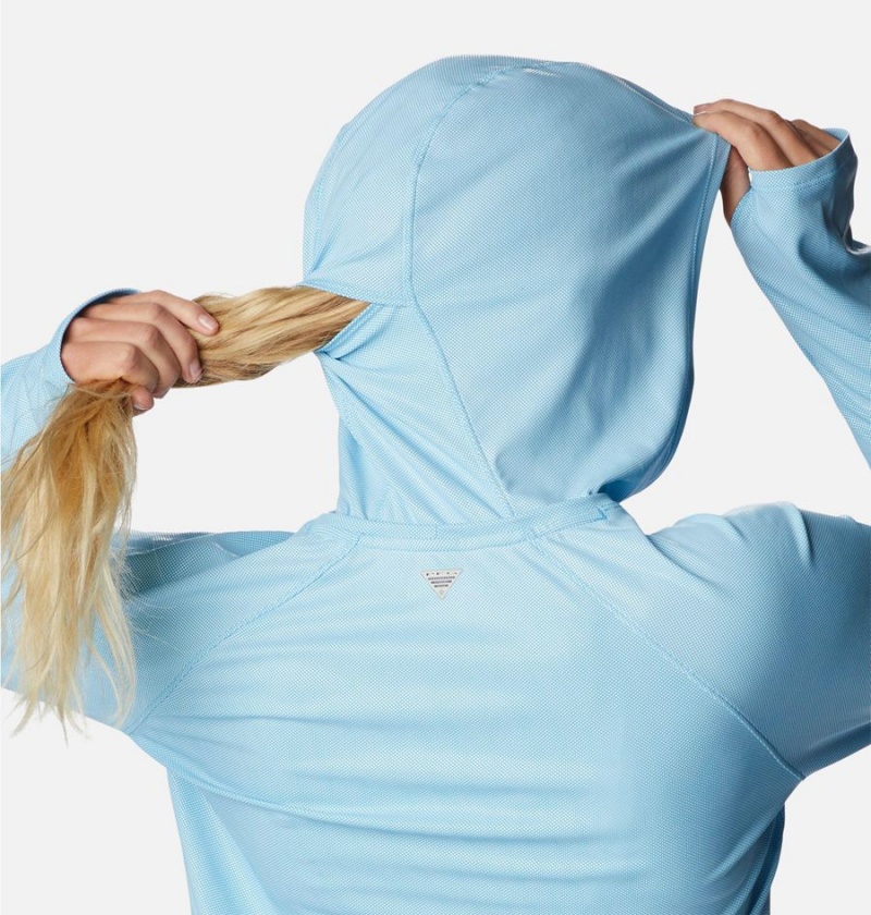 Columbia PFG Tidal Deflector Women's Hoodie Blue | SKYOEG-632