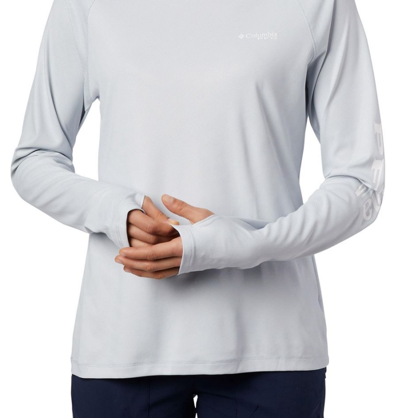 Columbia PFG Tidal Deflector Women's Hoodie Grey | GDBILQ-674