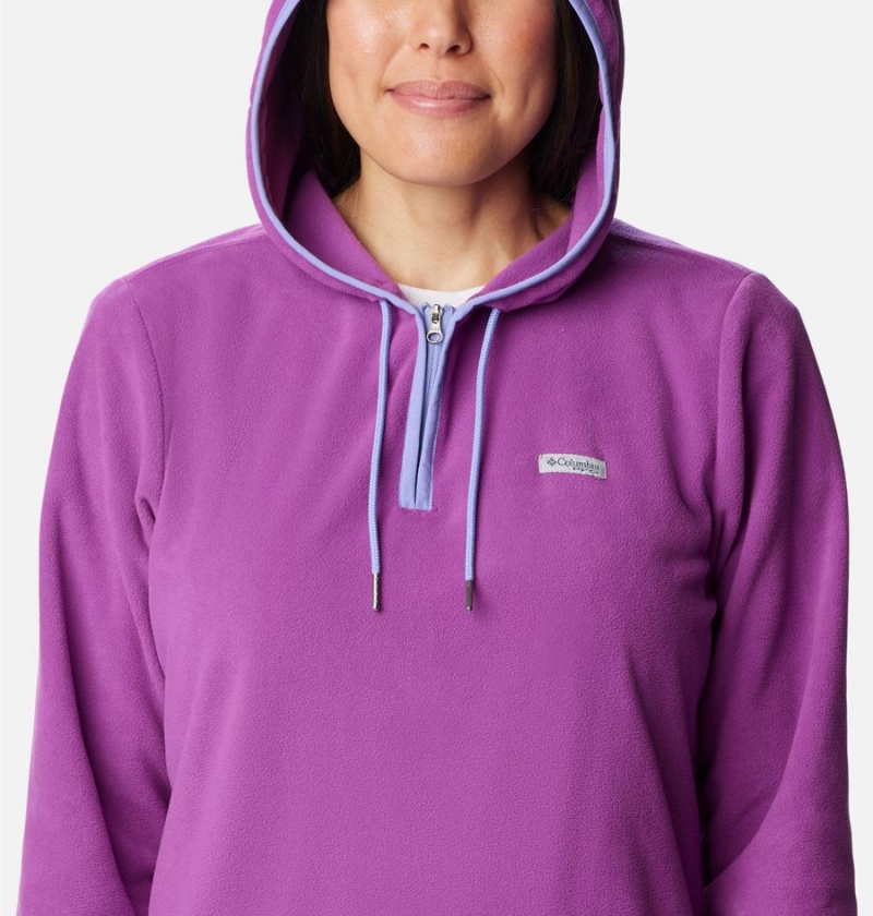 Columbia PFG Tidal Fleece Women's Hoodie Purple | EQNVSI-120