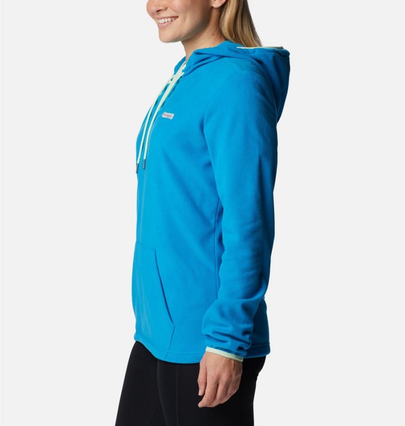 Columbia PFG Tidal Fleece Women's Hoodie Blue | DUJKFE-734