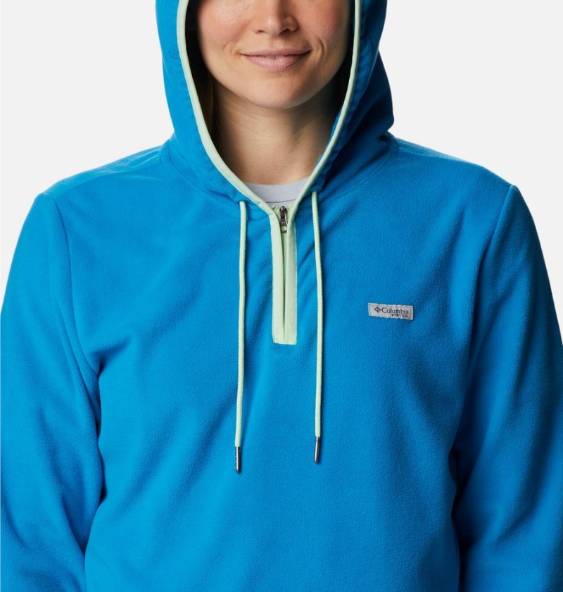 Columbia PFG Tidal Fleece Women's Hoodie Blue | DUJKFE-734