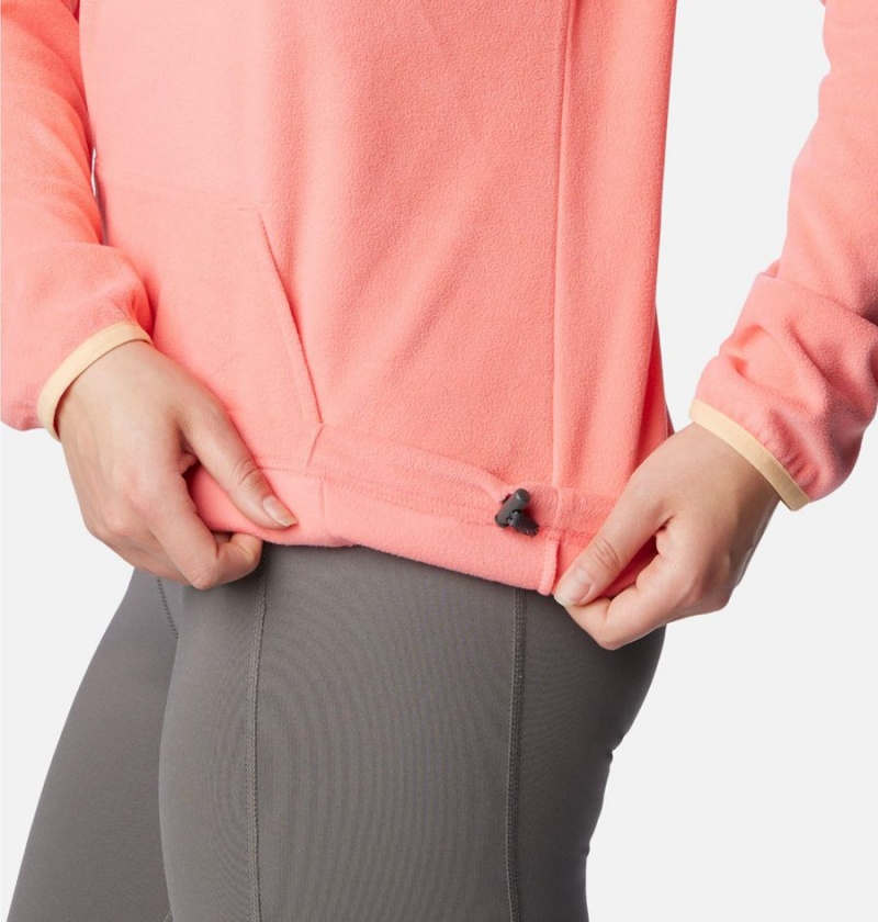 Columbia PFG Tidal Fleece Women's Hoodie Coral | NOJGLQ-018