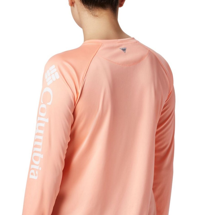 Columbia PFG Tidal II Long Sleeve Women's T-Shirt Orange | YCNRJF-632