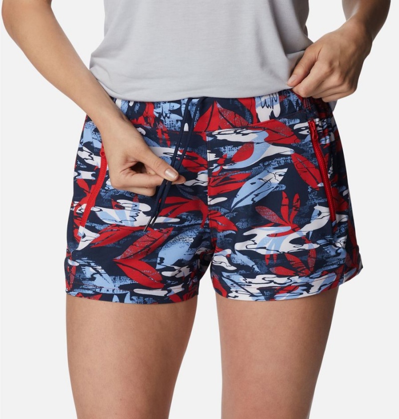 Columbia PFG Tidal II Women's Shorts Red | RKWIEV-563