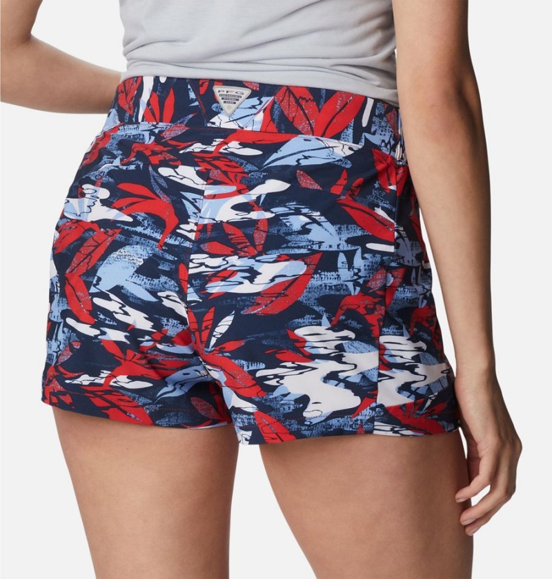 Columbia PFG Tidal II Women's Shorts Red | RKWIEV-563