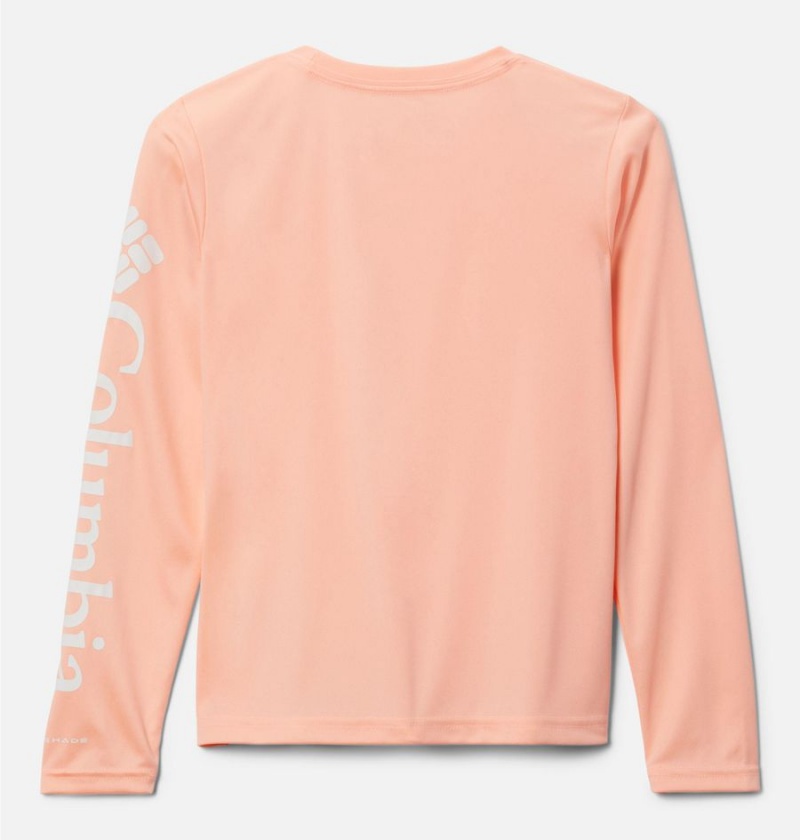 Columbia PFG Tidal Long Sleeve Kids' T-Shirt Orange | GHEBAC-026
