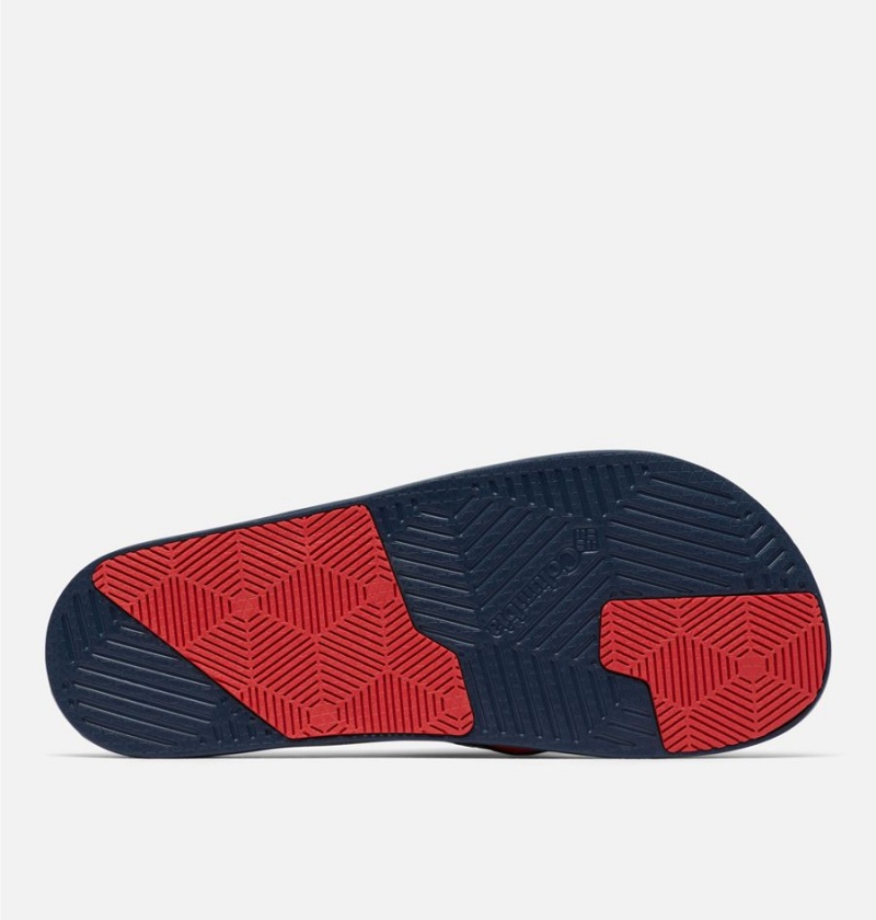 Columbia PFG Tidal Ray Flip Flop Men's Sandals Navy | XABNCE-572