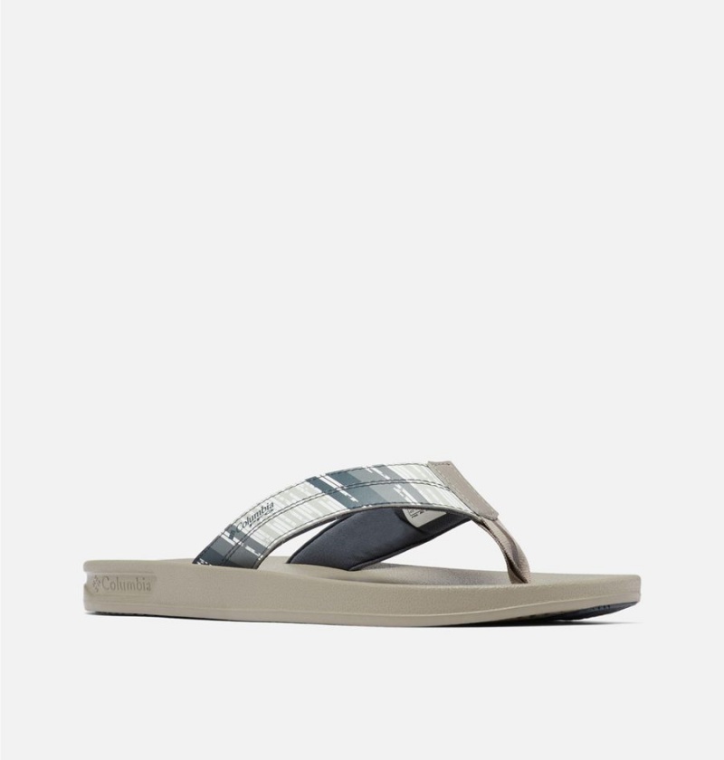 Columbia PFG Tidal Ray Flip Flop Men's Sandals Beige | VPWZXL-873