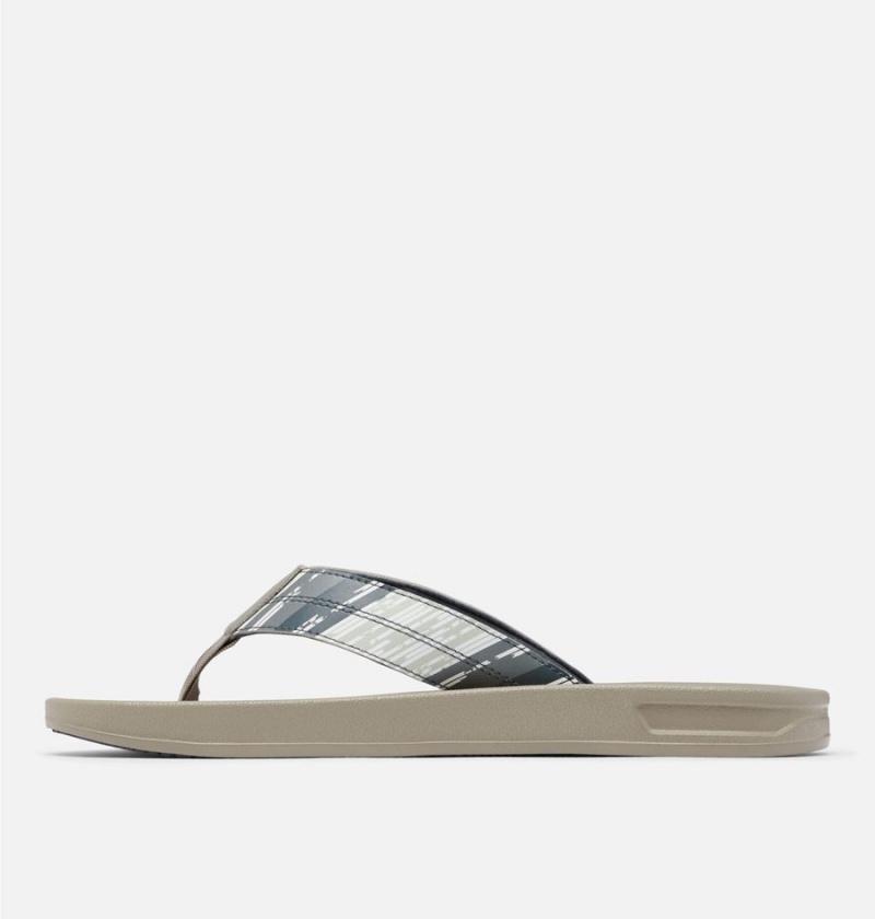 Columbia PFG Tidal Ray Flip Flop Men's Sandals Beige | VPWZXL-873