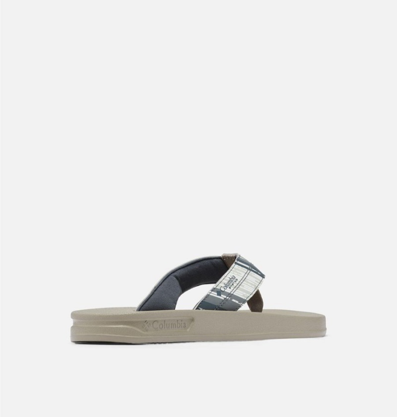 Columbia PFG Tidal Ray Flip Flop Men's Sandals Beige | VPWZXL-873