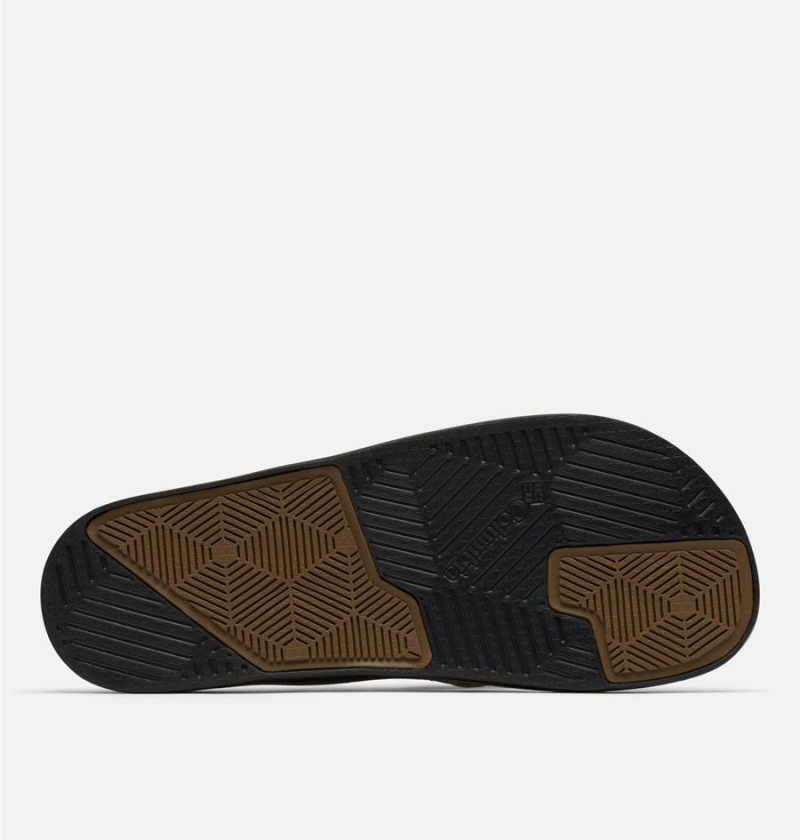 Columbia PFG Tidal Ray Flip Flop Men's Sandals Olive | OCPUVJ-042