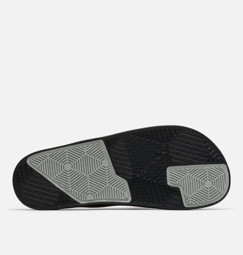 Columbia PFG Tidal Ray Flip Flop Men's Sandals Black | WUFJMH-053