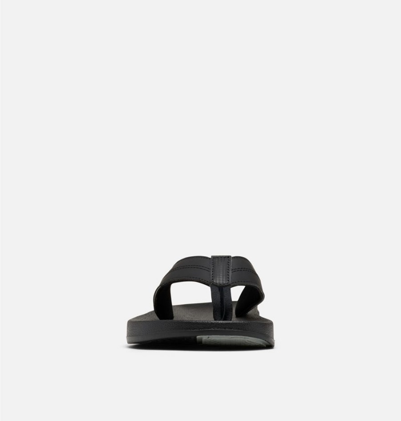 Columbia PFG Tidal Ray Flip Flop Men's Sandals Black | WUFJMH-053