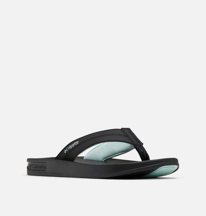 Columbia PFG Tidal Ray Flip Flop Women's Sandals Black | JDWCRZ-251