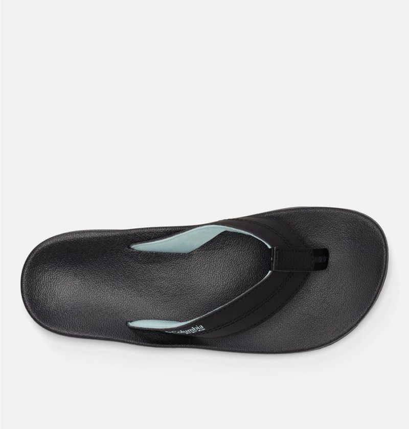 Columbia PFG Tidal Ray Flip Flop Women's Sandals Black | JDWCRZ-251